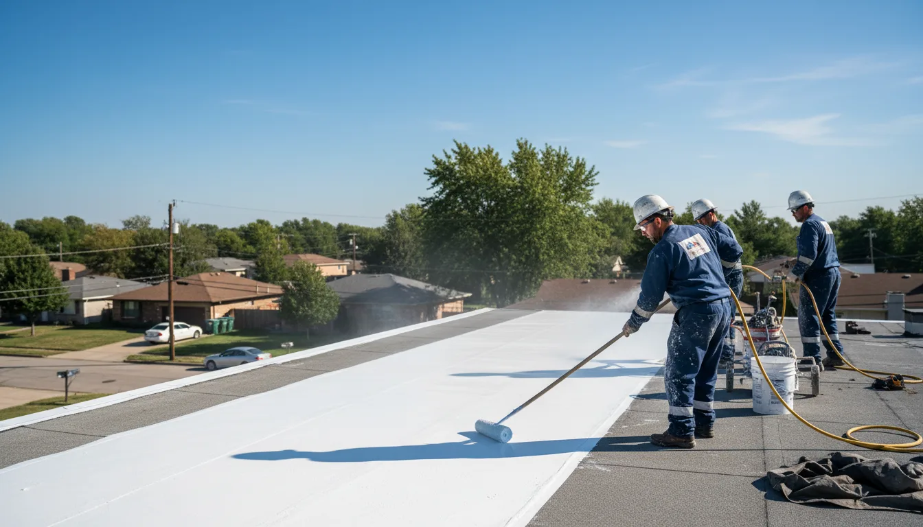 Commercial roof coating in New Lisbon, NY near me